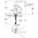 Grohe Essence Single-lever sink mixer 1/2″ ,30269AL0